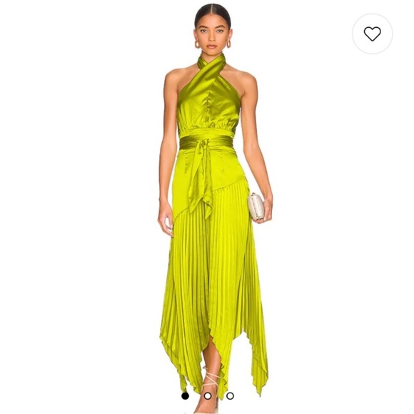 AMUR Dixon Halter Dress - Picture 1 of 4